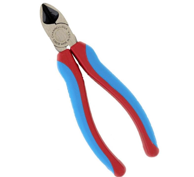 CHANNELLOCK 436 CB  6.25" 160mm DIAGONAL CUTTING PLIERS WITH CODE BLUE GRIPS