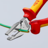 NEW KNIPEX 0206225 225MM INSULATED VDE 1000V LINESMANS PLIERS - Image 4