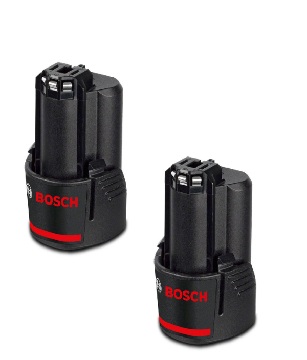 NEW GENUINE BOSCH BATTERY 12V 2.0AH LI-ION GBA 12V 2.0AH (1.600.Z00.02X) X 2