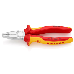 NEW KNIPEX 0306180 180mm INSULATED 1000V COMBINATION PLIERS