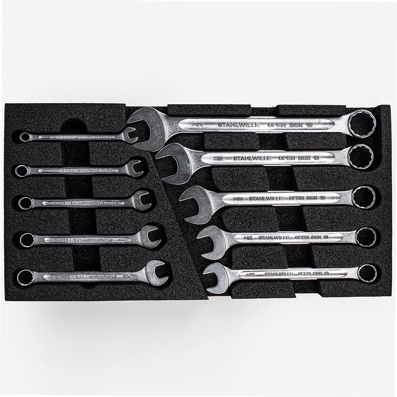 Brand New Stahlwille 13A/10KT 10pc Imperial Combination Spanner Set 1/4"- 3/4" 96404812