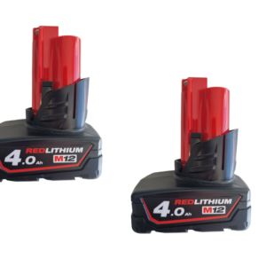BRAND NEW GENUINE MILWAUKEE BATTERY M12B4 M12 4AH BATTERY X 2